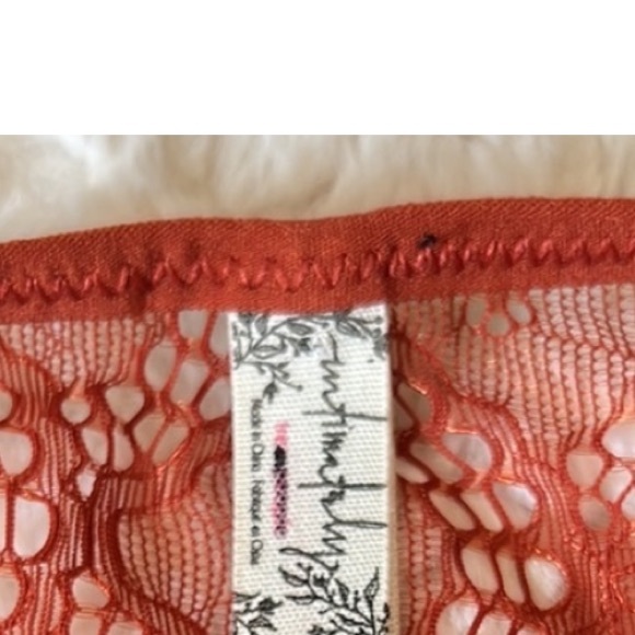 FREE PEOPLE peach high waist lace briefs - Picture 4 of 4